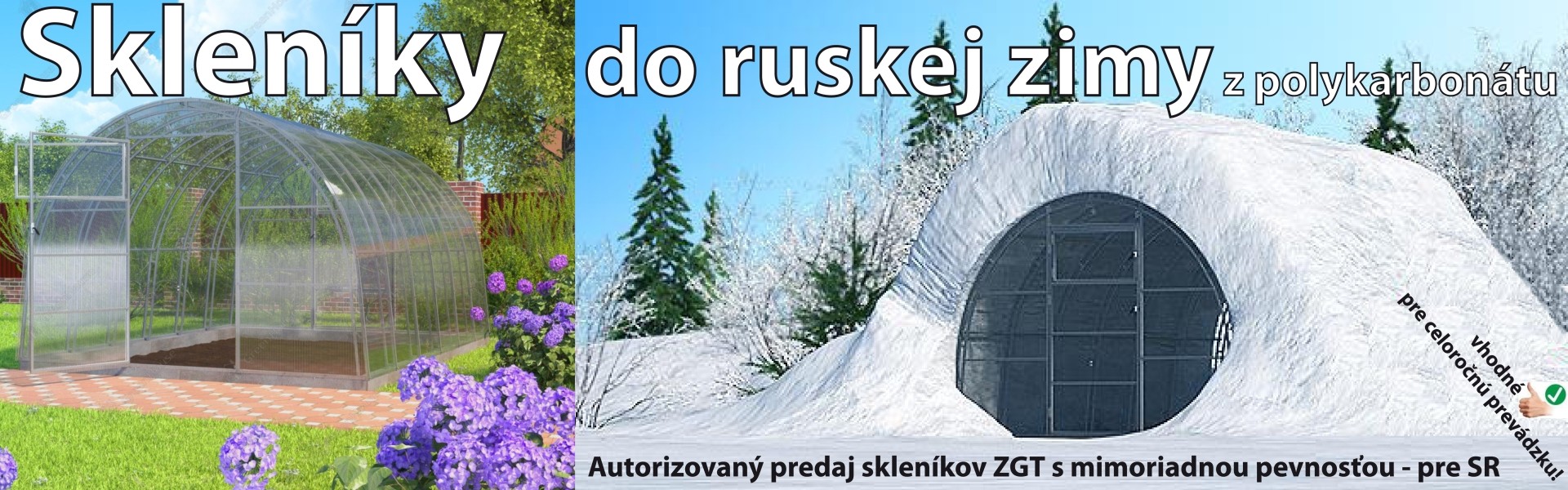 Skleníky z polykarbonátu