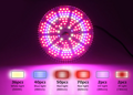 LED Grow Light 200 LED plné spektrum o122mm E27 220V
