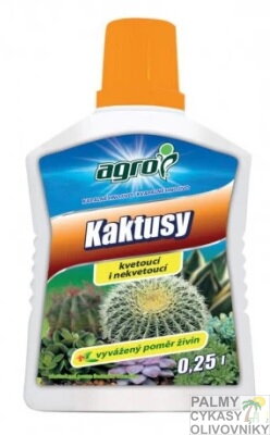 AGRO CS kvapalné hnojivo na kaktusy a sukulenty 250ml