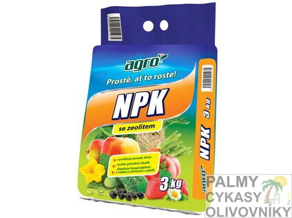 AGRO CS univerzálne hnojivo NPK so zeolitom 3kg