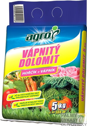 AGRO CS hnojivo minerálny vápnitý dolomit 5kg