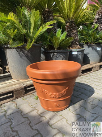 BAM Plastové terakotové kvetináče 80L