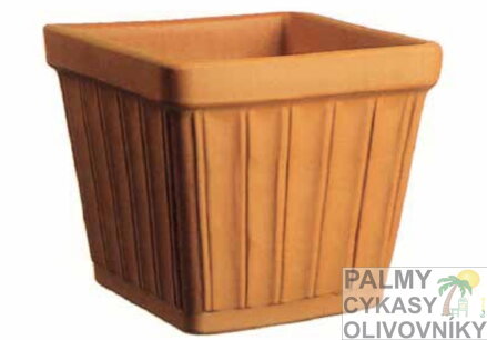 Vaserie rinaldi - kvetináč 25 Vaso quadro capitello 40cm