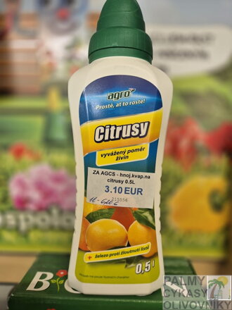 AGRO CS kvapalné hnojivo na citrusy 500ml