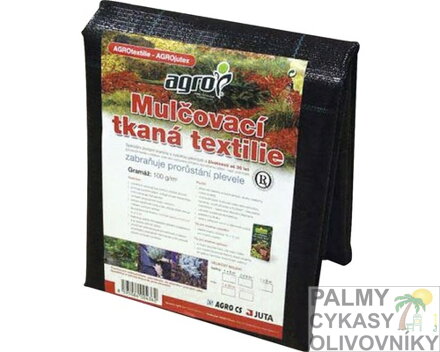 Agro mulčovacia tkaná textília čierna 2x5m