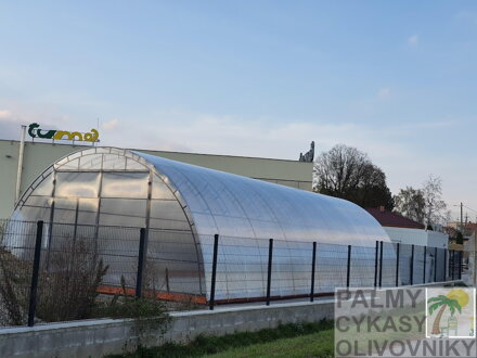 Skleník ZGT Farmer 7,5x16m realizácia v BN pohľad exterier
