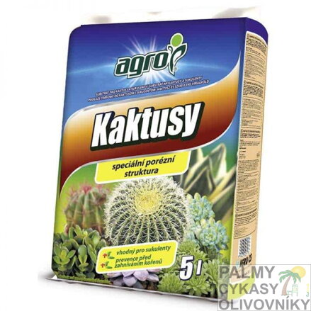 AGRO CS substrát na kaktusy a sukulenty 5L