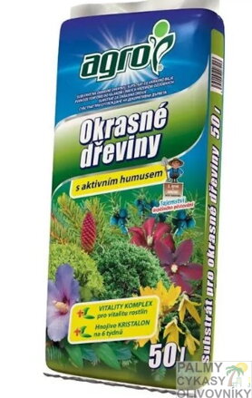 Agro CS substrát na okrasné dreviny s aktívnym humusom 50L