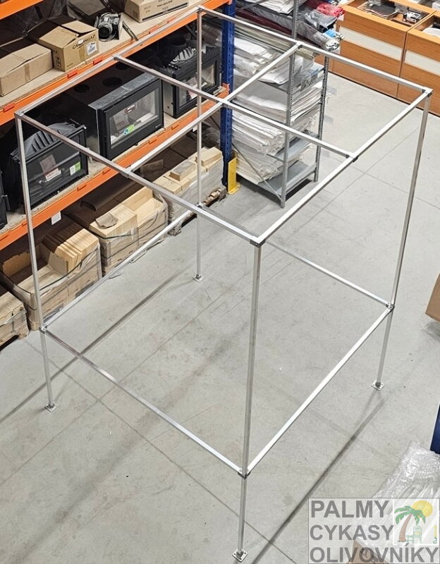 Hliníková konštrukcia pre big bag 200x200x300cm