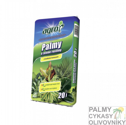 Agro CS substrát na zelené rastliny a palmy 20L