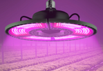 LED GROW lampa formovateľná 80W/200W o24cm E27 220V